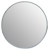 Bathe and Utility Premier Mirrors | Avento Large Round Silver Wall Mirror