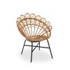 FURNITURE Fifty Five South Seating | Java Natural Rattan Peacock Chair