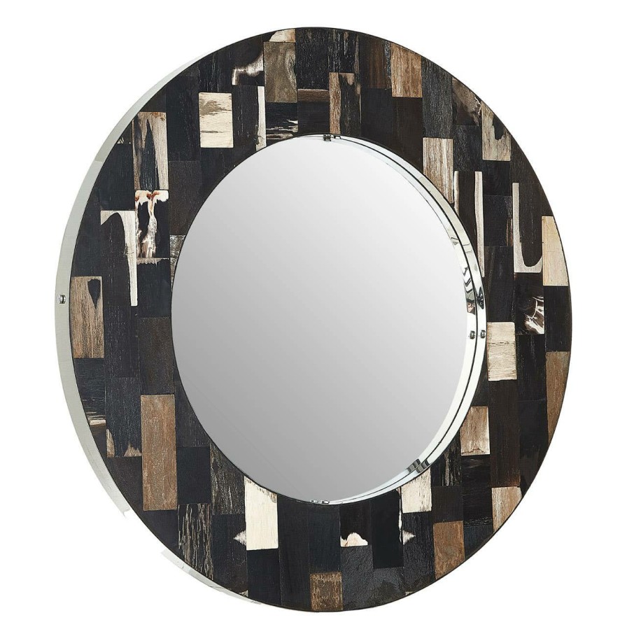 Bathe and Utility Fifty Five South Mirrors | Relic Petrified Wood Wall Mirror