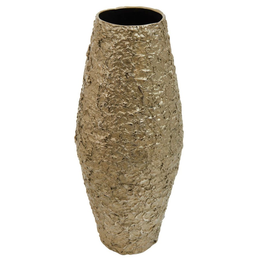 Accessories Fifty Five South Vases, Planters and Plant Stands | Akola Large Gold Vase