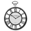 Accessories Fifty Five South Wall Clocks | Mateo Nickel Finish Pocket Style Wall Clock