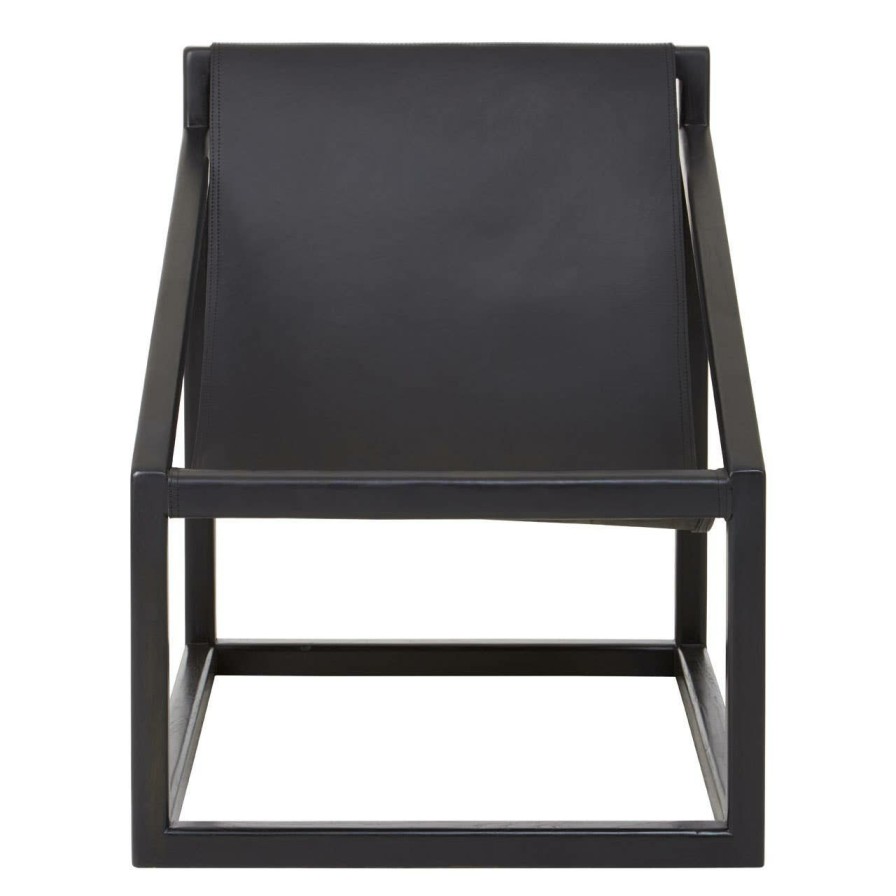 FURNITURE Fifty Five South Seating | Kendari Black Cubic Frame Chair