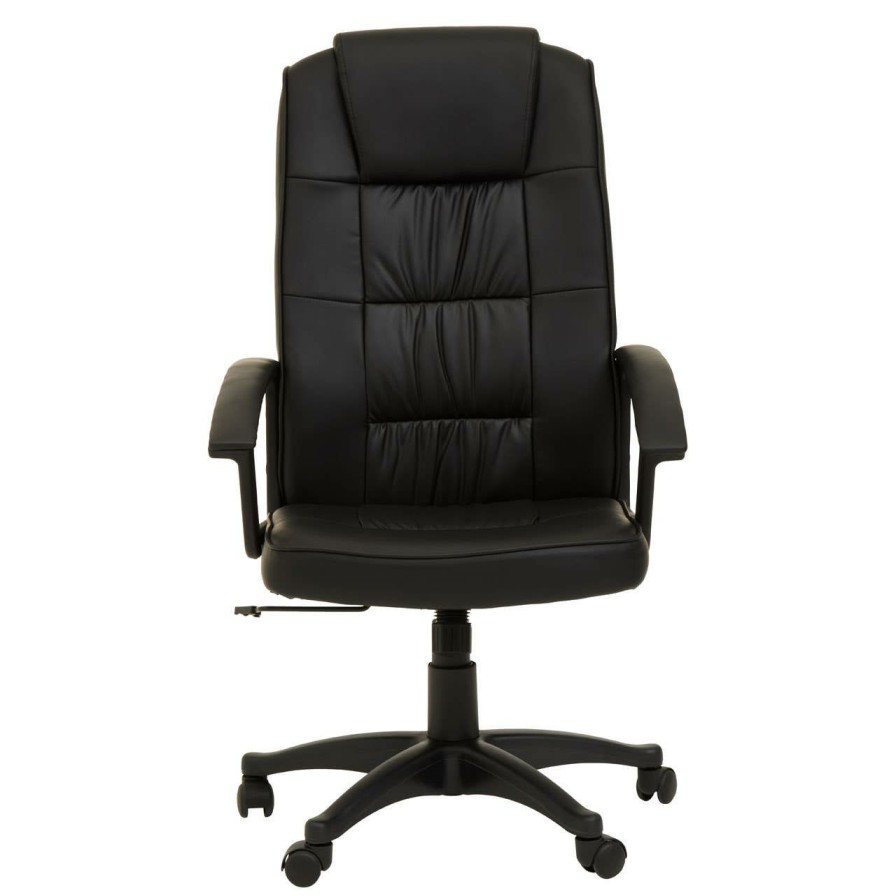 FURNITURE Premier Home Office Chairs | Brent Black Home Office Chair