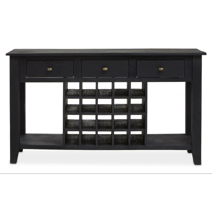 FURNITURE Fifty Five South Console Tables | Fusion Wine Bottle Storage Console Table