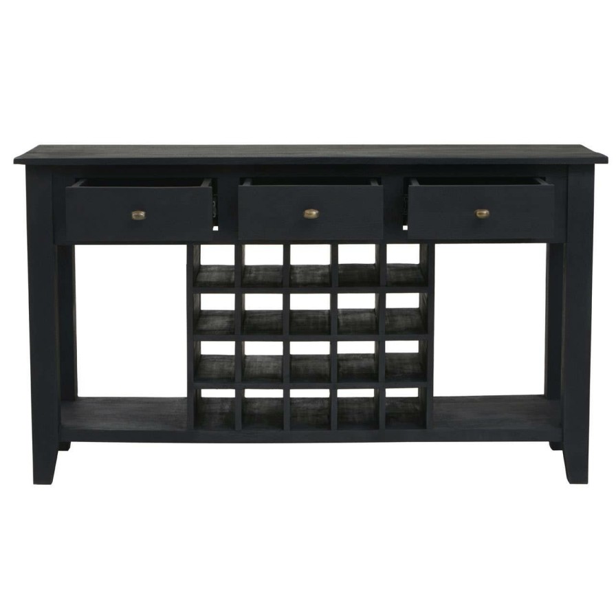 FURNITURE Fifty Five South Console Tables | Fusion Wine Bottle Storage Console Table