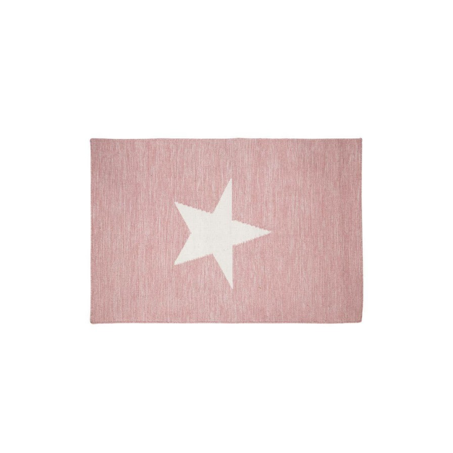 Accessories Premier Kids Textiles | Pink And White Star Rug