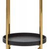 Accessories Fifty Five South Trays and Coasters | Cardoba Two Tier Black Tray Table