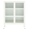 FURNITURE Premier Cabinets | Acier Two Door White Cabinet