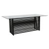 FURNITURE Fifty Five South Dining Tables | Vogue Matte Black Dining Table