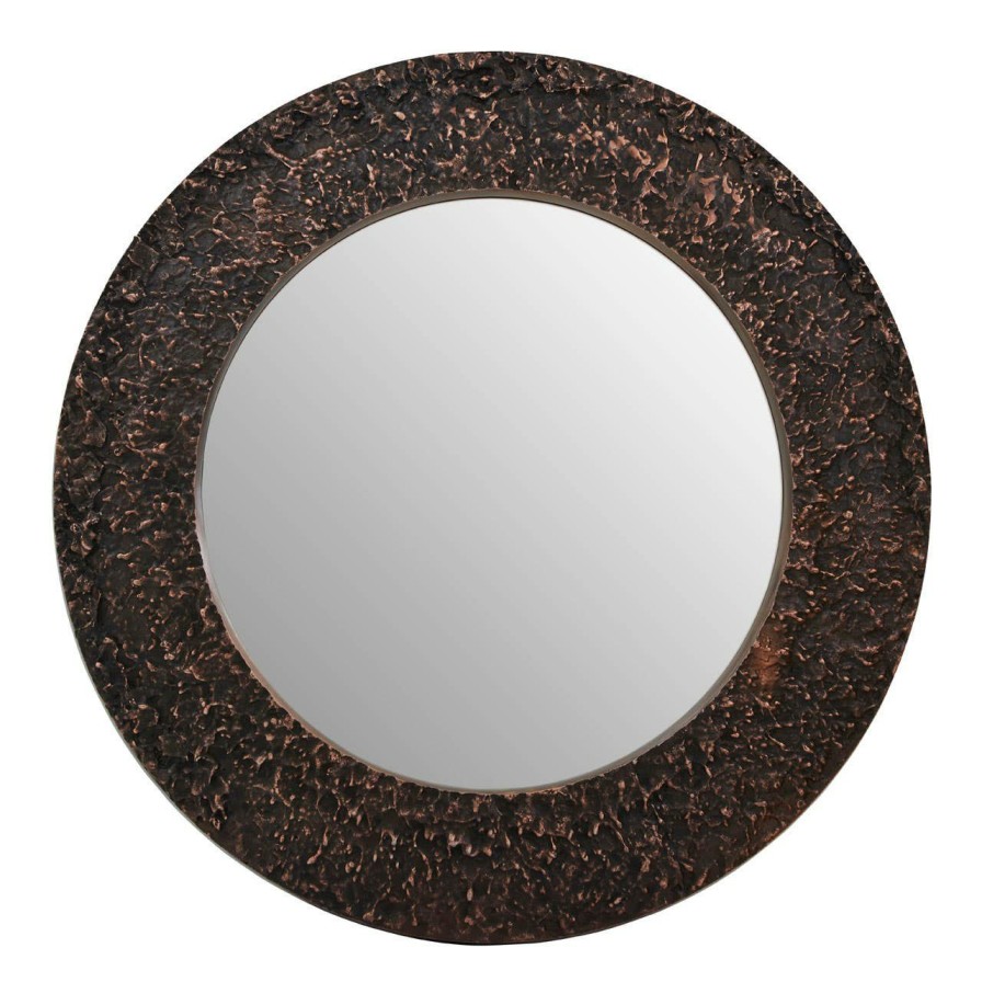 Bathe and Utility Fifty Five South Mirrors | Akola Copper Finish Wall Mirror