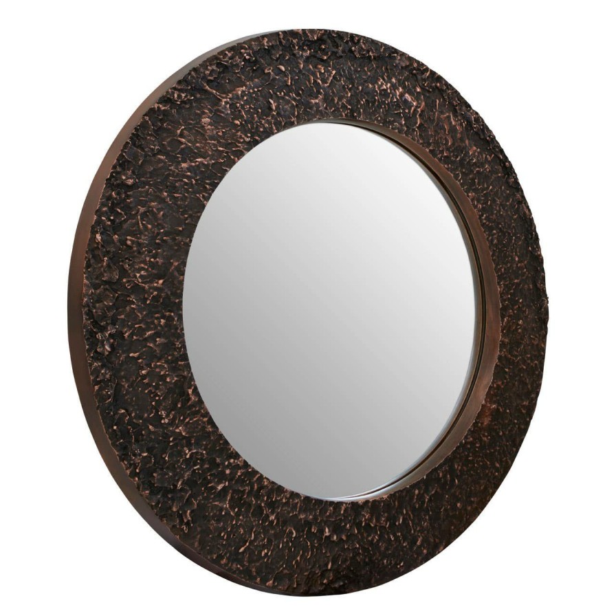 Bathe and Utility Fifty Five South Mirrors | Akola Copper Finish Wall Mirror