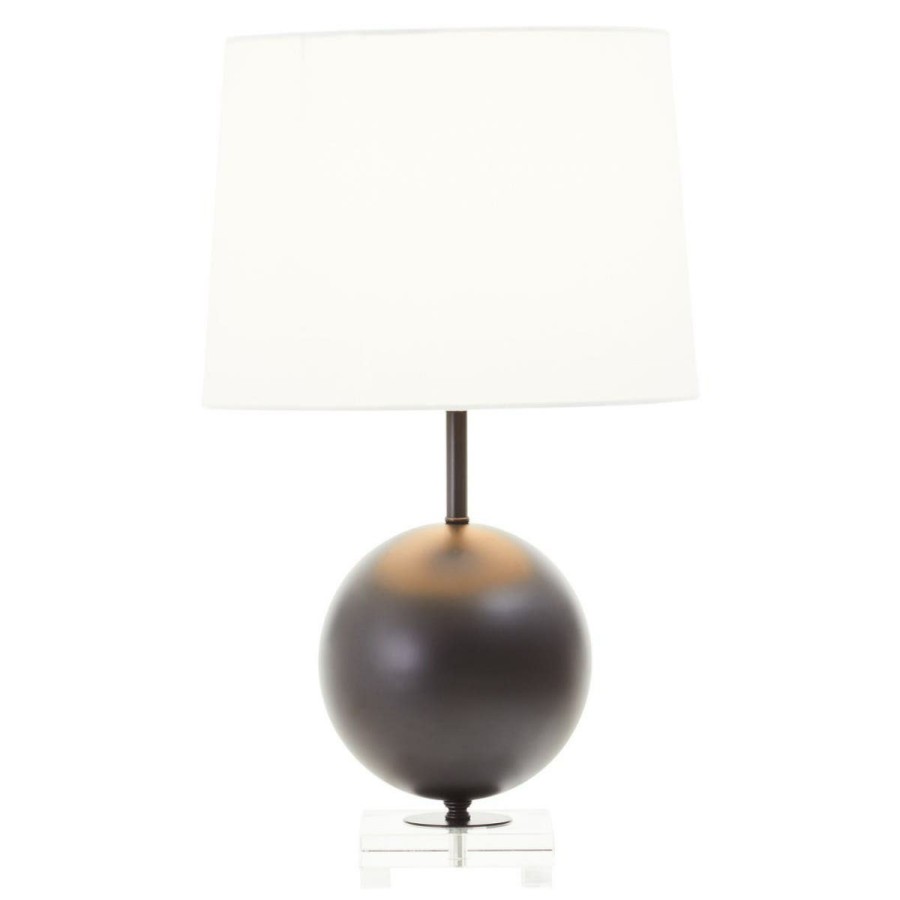 Accessories Fifty Five South Table Lamps | Zena Black Sphere Table Lamp