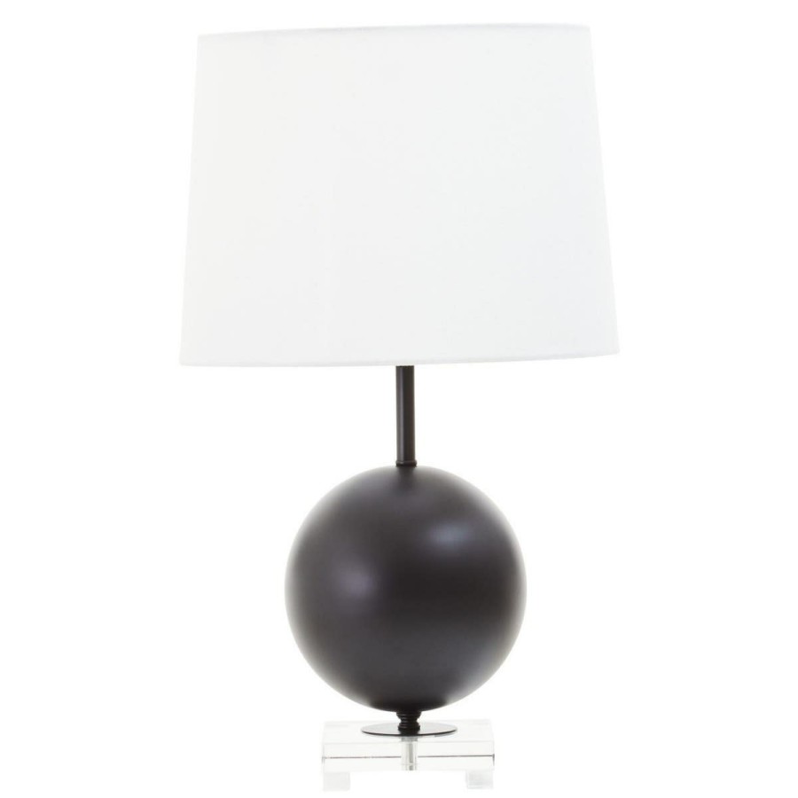 Accessories Fifty Five South Table Lamps | Zena Black Sphere Table Lamp