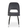 FURNITURE Premier Seating | Warren Grey Velvet Dining Chair