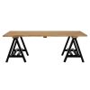 FURNITURE Fifty Five South Coffee Tables | Hampstead Pine Wood And Iron Coffee Table