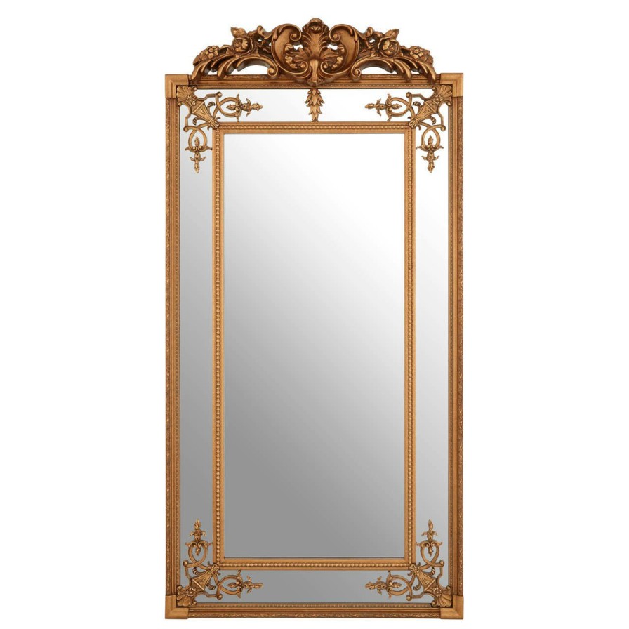 Bathe and Utility Fifty Five South Mirrors | Bevelled Mirror With Gold Finish