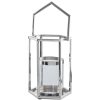 Accessories Fifty Five South Lanterns | Herber Small Silver Hexagonal Lantern