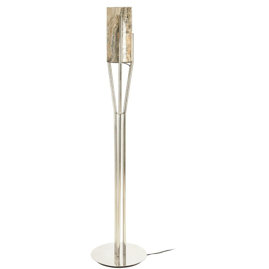 Accessories Fifty Five South Floor Lamps | Relic Onyx Stone Floor Lamp