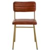 FURNITURE Fifty Five South Dining Chairs | Buffalo Tan Leather Dining Chair