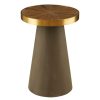 FURNITURE Fifty Five South Side Tables | Titan Round End Table