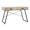 FURNITURE Premier Desks | Bradbury Light Oak Veneer Desk