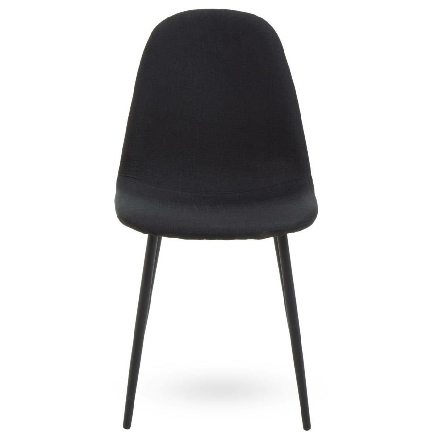 FURNITURE Premier Seating | Salford Black Fabric Dining Chair