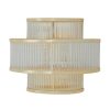 Accessories Fifty Five South Wall Lights | Salasco 3 Tier Gold Finish Glass Wall Light