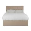 FURNITURE Premier Beds | Hannah Beige Double Ottoman Bed