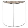 FURNITURE Fifty Five South Side Tables | Vita Half Moon White Agate Top Table