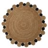 Accessories Bosie Rugs | Bosie Demir Large Natural And Black Jute Rug