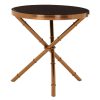 FURNITURE Fifty Five South Side Tables | Alvaro Bamboo Inspired Base Side Table