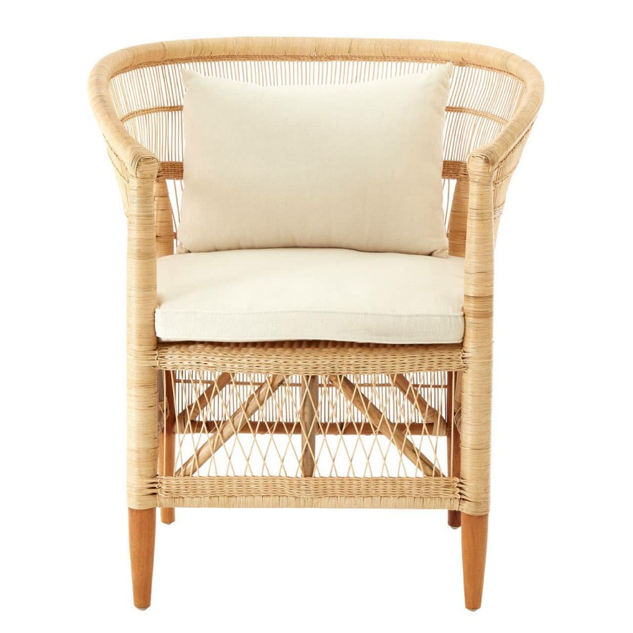 Outdoor Fifty Five South Outdoor Seating | Lovina Natural Rattan Chair