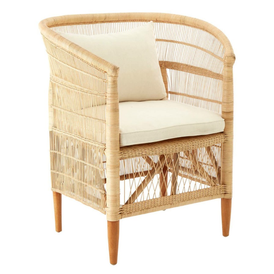 Outdoor Fifty Five South Outdoor Seating | Lovina Natural Rattan Chair