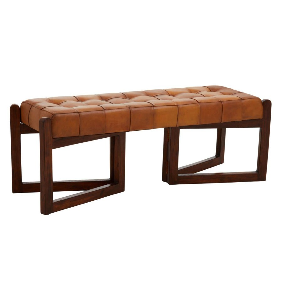 FURNITURE Fifty Five South Benches | Inca Bench With Triangular Base