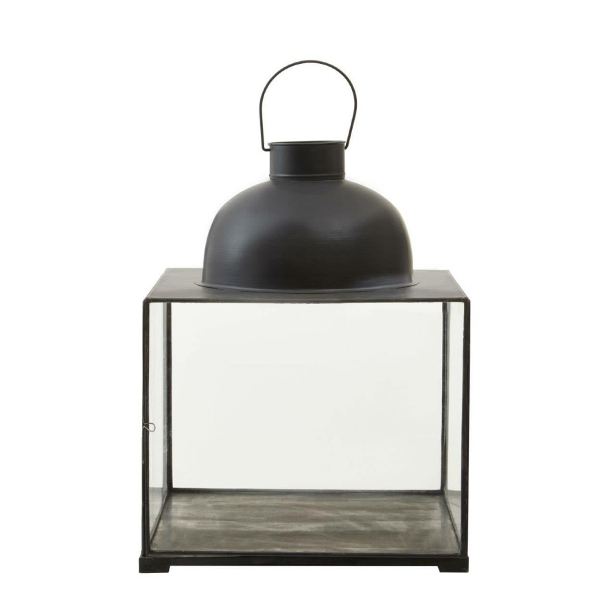 Accessories Fifty Five South Lanterns | Preston Small Antique Black Lantern