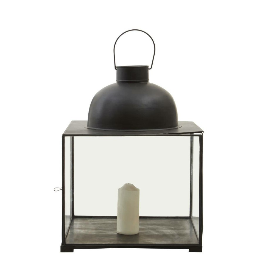 Accessories Fifty Five South Lanterns | Preston Small Antique Black Lantern