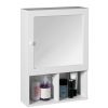 Bathe and Utility Premier Mirrors | White Wood Mirrored Cabinet