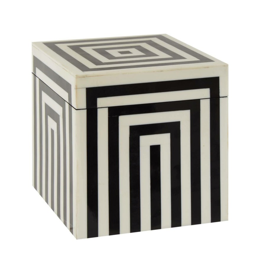 Accessories Fifty Five South Trinket Boxes and Dishes | Donato Medium Square Trinket Box