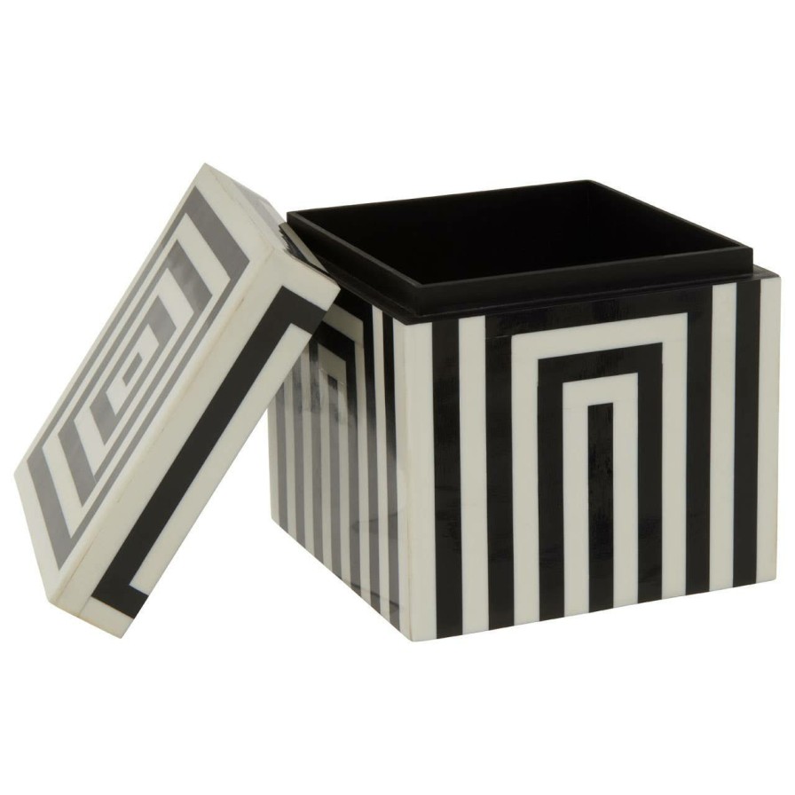 Accessories Fifty Five South Trinket Boxes and Dishes | Donato Medium Square Trinket Box