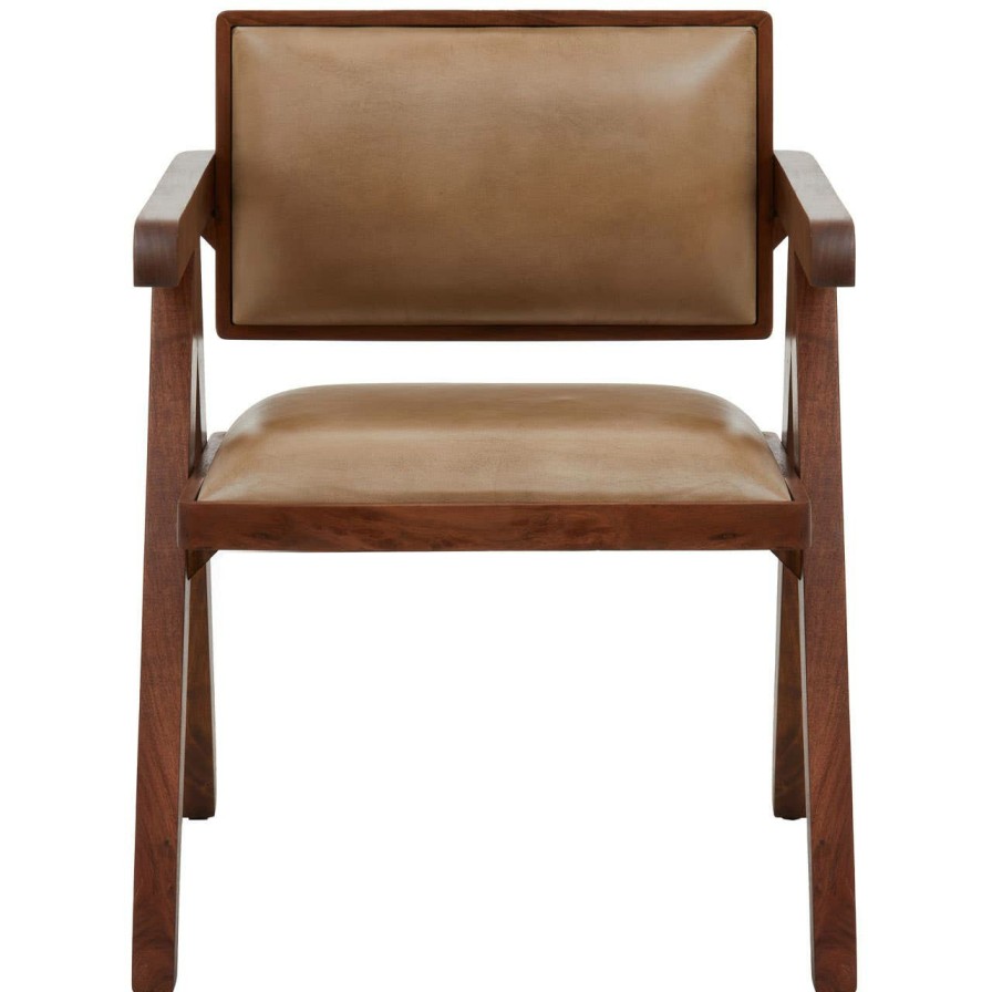 FURNITURE Fifty Five South Armchairs | Buffalo Natural Leather Armchair