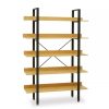 FURNITURE Premier Shelving | Laxton 5 Tier Light Yellow Shelf Unit