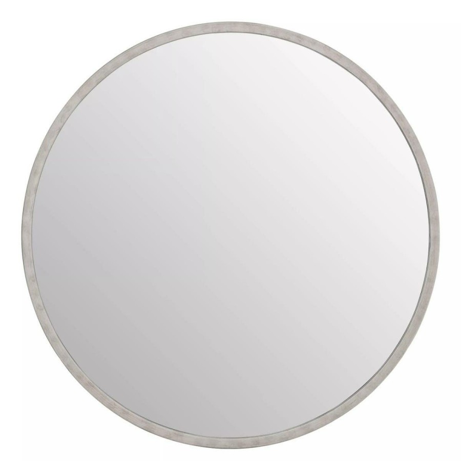 Bathe and Utility Fifty Five South Mirrors | Saska Medium Antique Silver Wall Mirror