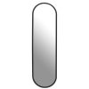 Bathe and Utility Premier Mirrors | Avento Black Rounded Edge Wall Mirror