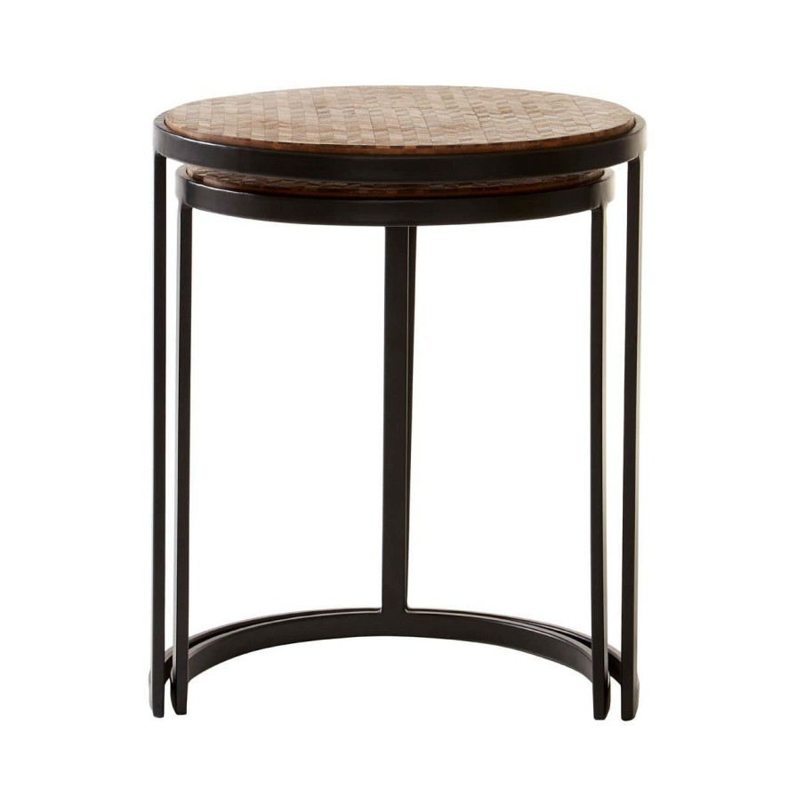 FURNITURE Premier Side Tables | Halle Chevron Side Tables