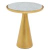 FURNITURE Fifty Five South Side Tables | Lino Small Gold Side Table