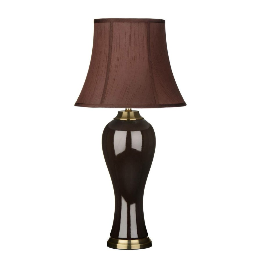 Accessories Premier Table Lamps | Brown Shade Feature Lamp