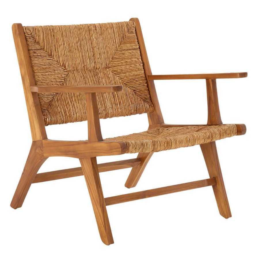 FURNITURE Fifty Five South Lounge Chairs | Lovina Natural Rattan Armchair