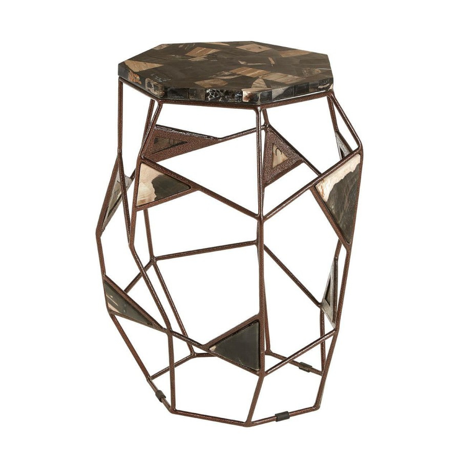 FURNITURE Fifty Five South Side Tables | Relic Side Table With Asymmetric Frame