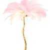 Accessories Fifty Five South Table Lamps | Zendaya Pink Ostrich Feather Table Lamp