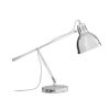 Accessories Premier Table Lamps | Jasper Chrome Shade Table Lamp With Eu Plug